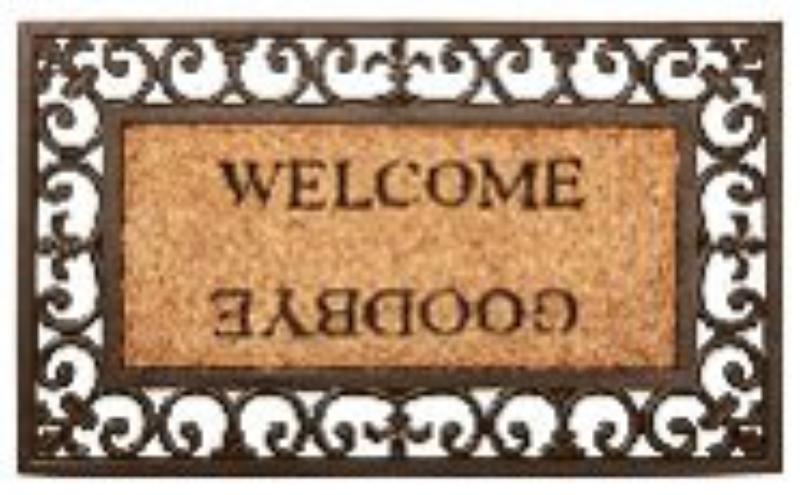 RND165 Welcome & Goodbye Mat for Dollhouse Miniature