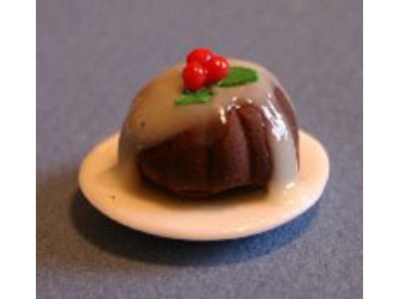 RND35 Christmas Pudding Victorian for Dollhouse Miniature