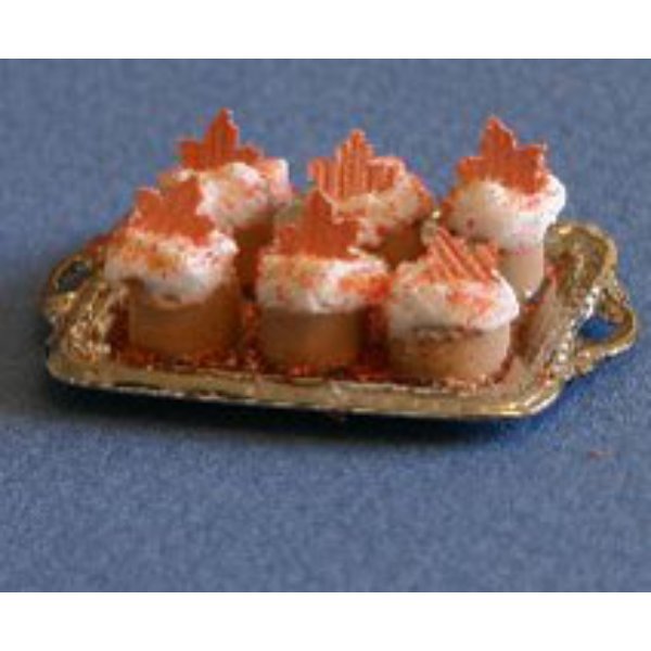 RND41 Cupcakes for Dollhouse Miniature - Harvest