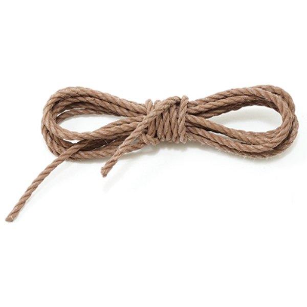STT765B Coiled Rope with Figure 8 Coil for Dollhouse Miniature