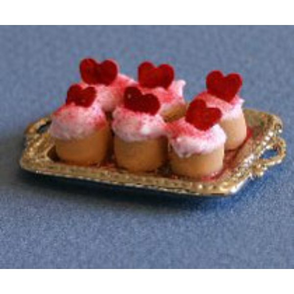 RND45 Cupcakes for Dollhouse Miniature - Valentine