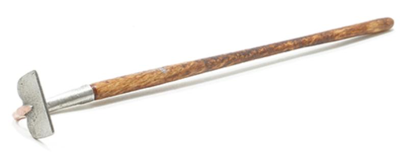 STT501 Hoe for Dollhouse Miniature, Antique