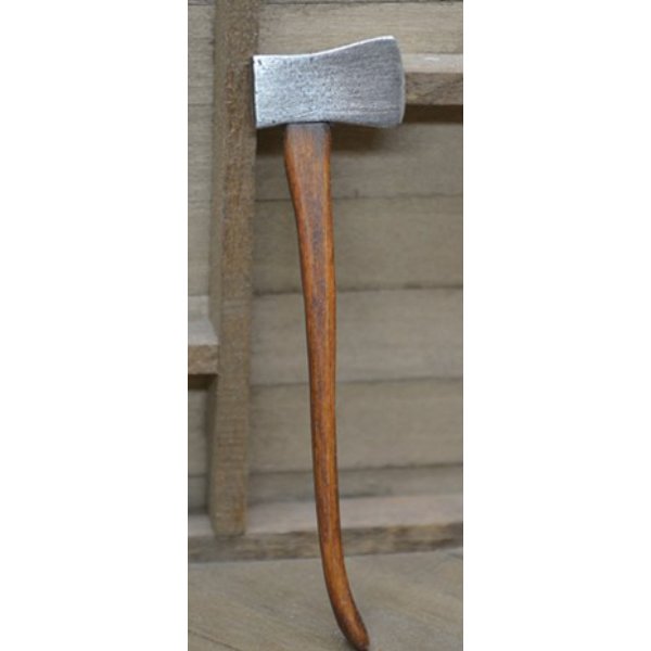 STT761 Wood Axe for Dollhouse Miniature