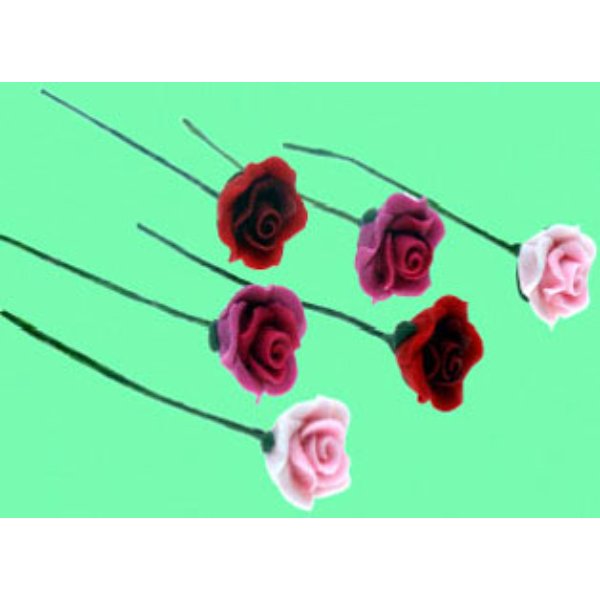 VMMF2601 Roses for Dollhouse Miniature - 12 Piece