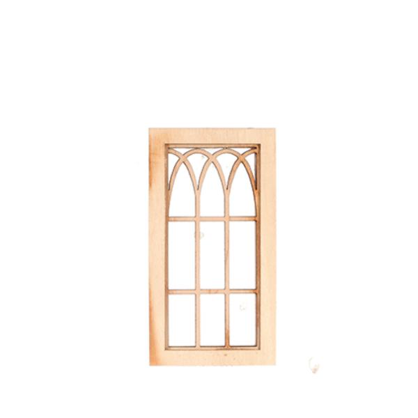 AS2117 Single Window, Arch for Dollhouse Miniature