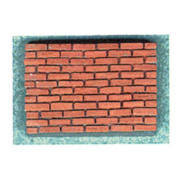 AAM0209C Common Red Brick Corner for Dollhouse Miniature - 125 Piece