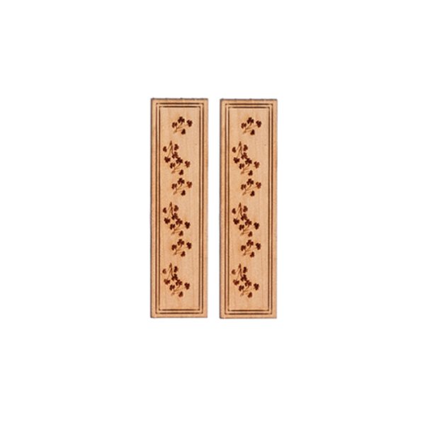 AS2007 Flowers Shutters for Dollhouse Miniatures