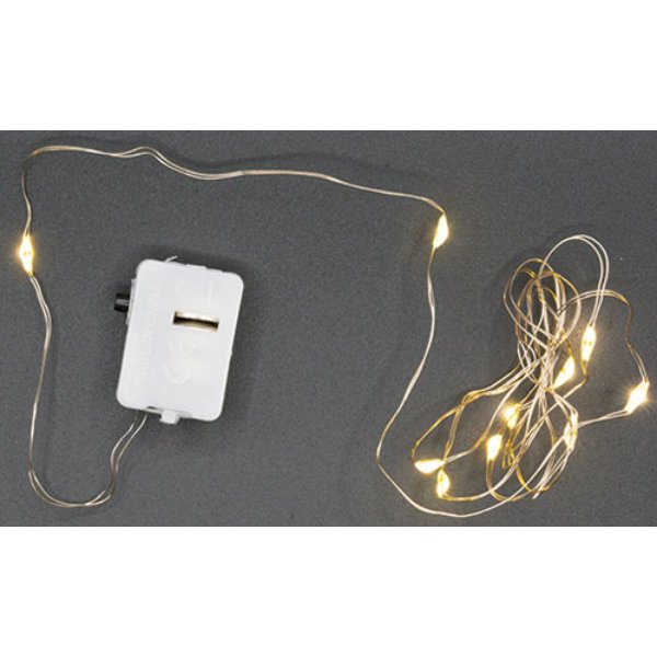 ART414 78.74 in. Waterproof Battery LED Mini Christmas & Fairy Lights with 3 Speed Modes for Dollhouse Miniature - Warm White Light
