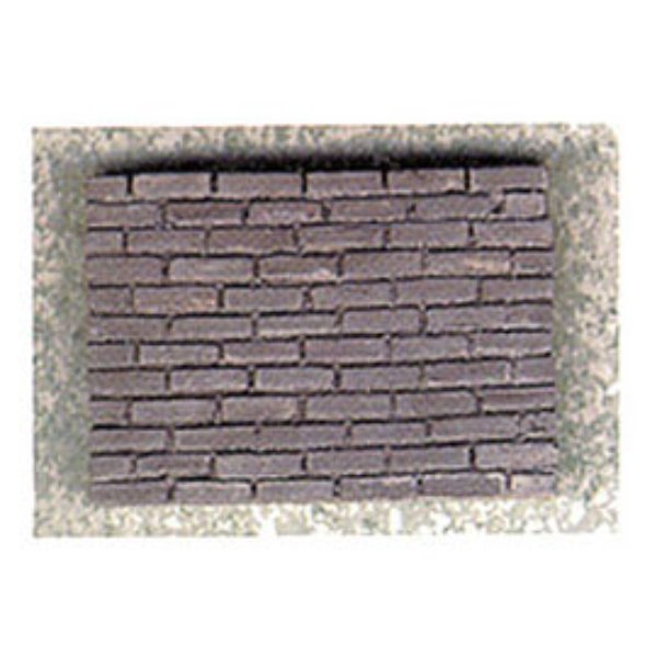 AAM0205C Charcoal Brick Corner for Dollhouse Miniature - 125 Piece