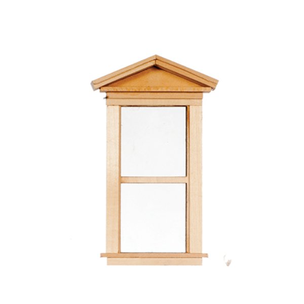 AS411A Victorian Style 1 Over 1 Single Window for Dollhouse Miniature