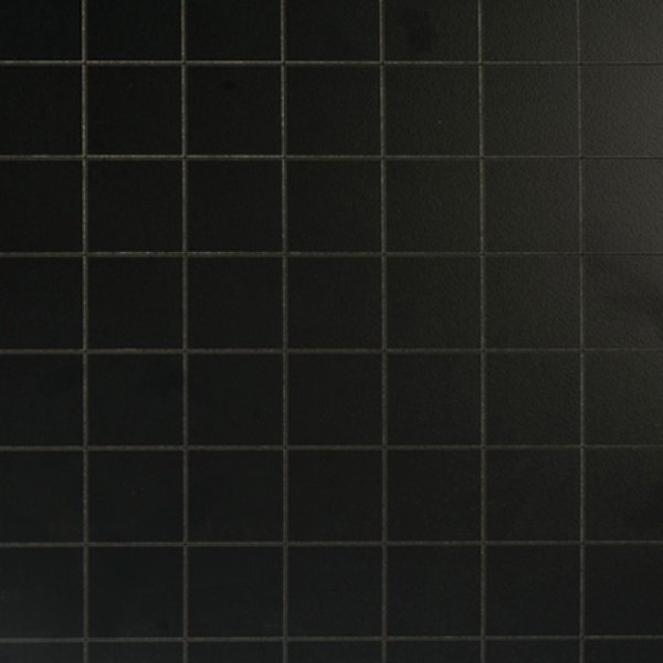 ASFORM015 1 in. Squares Formica Flooring Tile for Dollhouse Miniatures - Black
