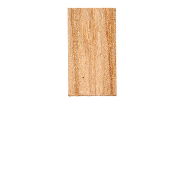AS45 0.5 in. Scale LGB Rectangle Cedar Shingles for Dollhouse Miniature
