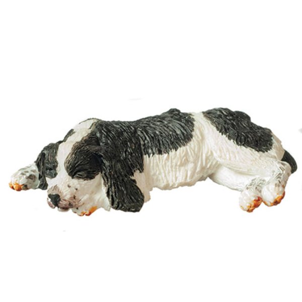 AZA6033 English Springer Spaniel for Dollhouse Miniature