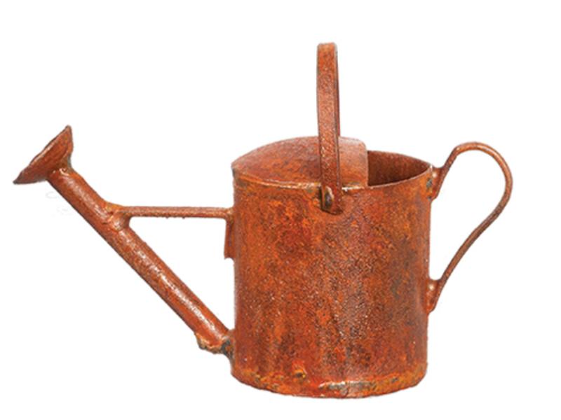 AZEIWF577 Large Watering Can for Dollhouse Miniature, Rust