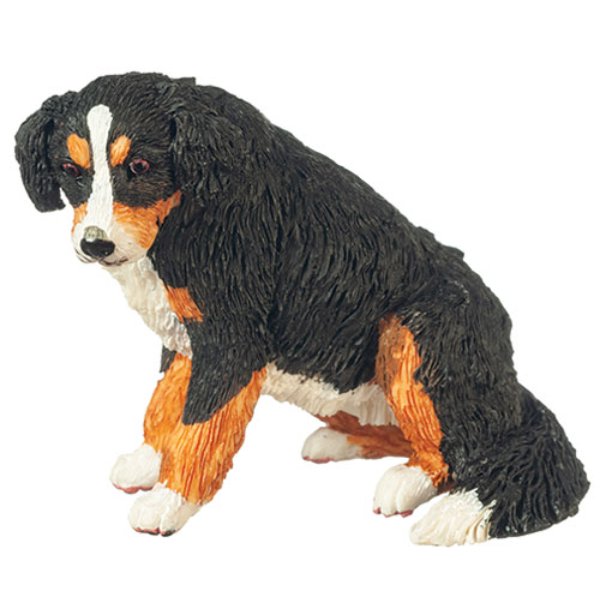 AZA6031 Bernese Mountain Dog for Dollhouse Miniature