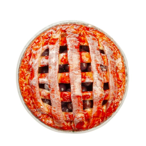 AZG6238 Apple Pie & Metal Plate for Dollhouse Miniatures