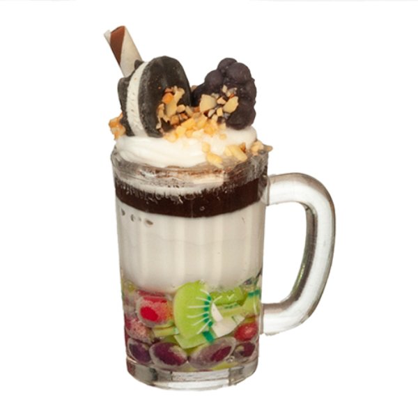 AZG6243 Chocolate Smoothie for Dollhouse Miniatures
