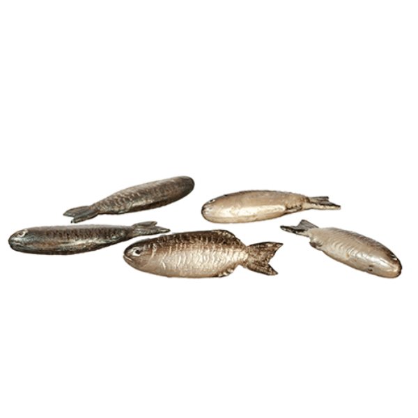 AZG6378 Fish Set for Dollhouse Miniatures - 5 Piece