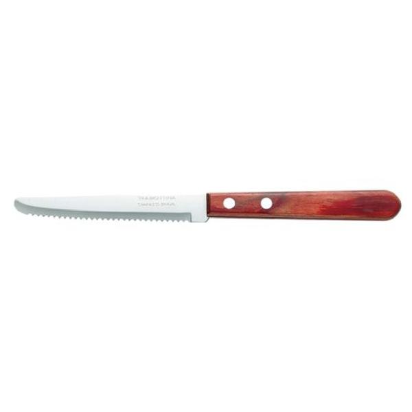 Picture of Harold SK-16-12 Stainless Wood Steak Knife - Set of 12
