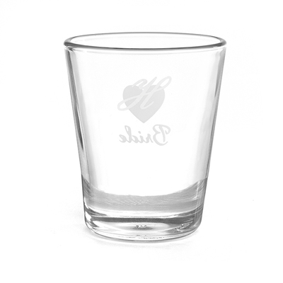 Picture of Hortense B Hewitt 38825P Personalized Heart Wedding Party Shot Glass - Bride