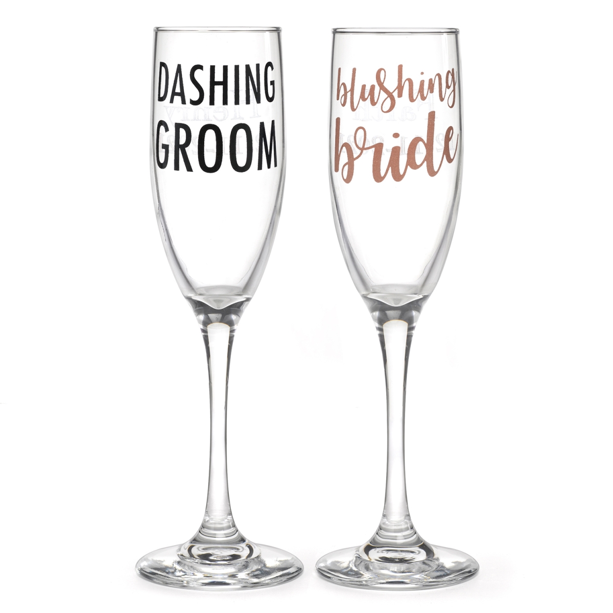 Picture of Hortense B. Hewitt 55524P Dashing Couple Flutes - Personalized - Pack of 2