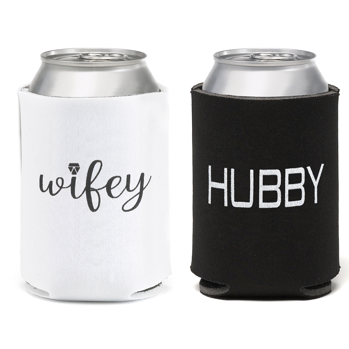 Picture of Hortense B. Hewitt 21575 Wifey Hubby Can Coolie Set - Pack of 2