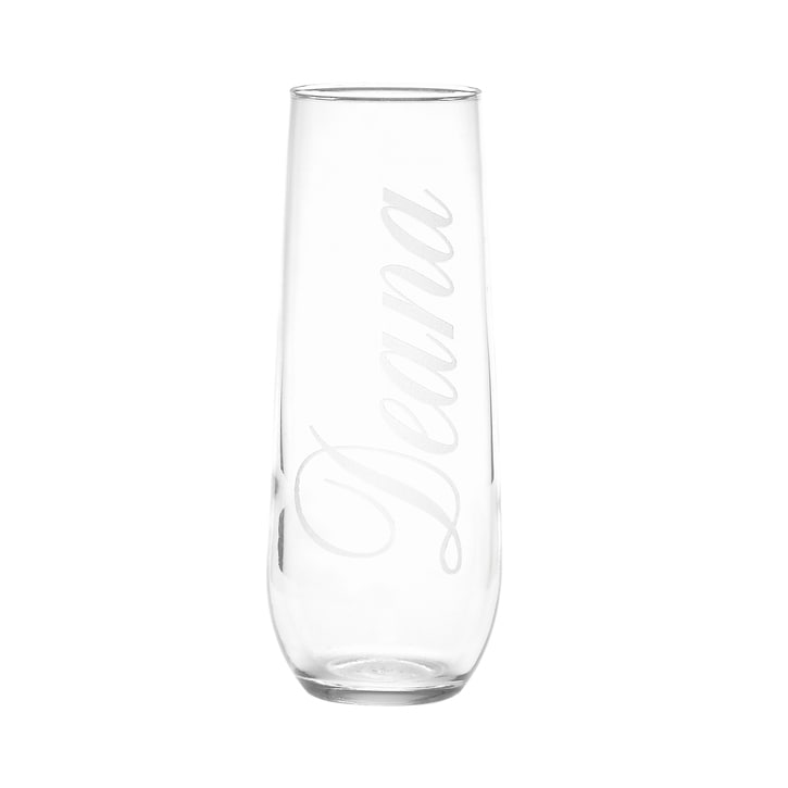 Picture of Hortensebhewitt 63218P 8.5 oz Stemless Champagne Flute, Personalized