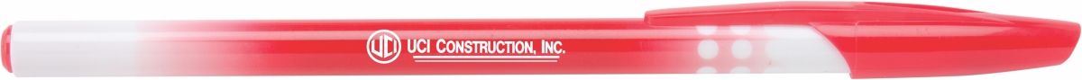 335RED-BLK MaxGlide Stick Red Pen - Black Ink - Pack of 500