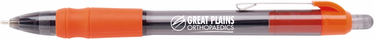 588ORA-BLUE MaxGlide Click Tropical Orange Pen - Blue Ink - Pack of 250