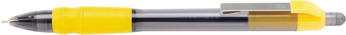 588YEL-BLUE MaxGlide Click Tropical Yellow Pen - Blue Ink - Pack of 250