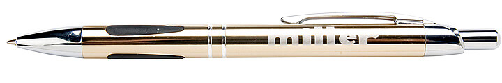 628CHA-BLUE Vienna Champagne Pen - Blue Ink - Pack of 100