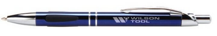 628NAVYBLUE-BLK Vienna Navy Blue Pen - Black Ink - Pack of 100