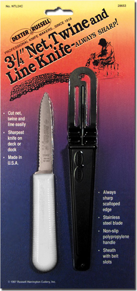 Dexter-Russell NTL24 3.25 in. Net, Twine & Line Knife with Sheath