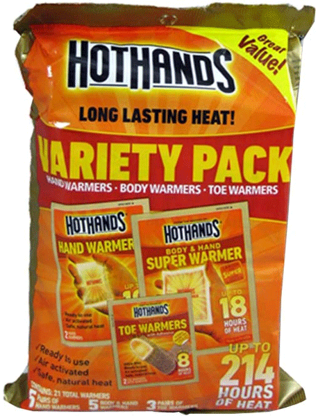 HM07019VP 5HH, 5SW & 3TT Hothands Variety Pack