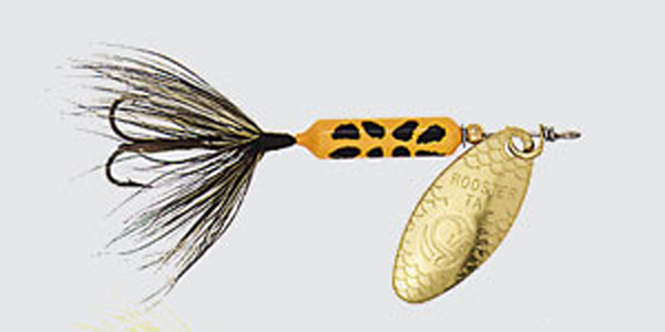 0.12 oz Original Rooster Tail, Yellow Coachdog
