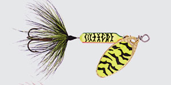 Worden's Original Rooster Tail - 1/8 oz. - Chartreuse/Black Tiger
