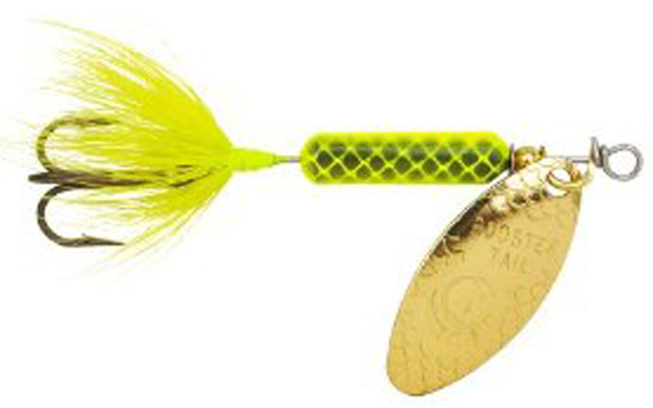 217-CHR 0.75 oz Original Rooster Tail, Chartreuse