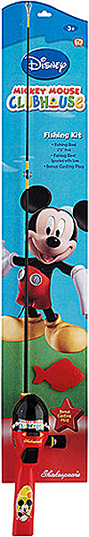 MICKEYKIT 2 ft. 6 in. Mickey Mouse Spincast Fishing Combo