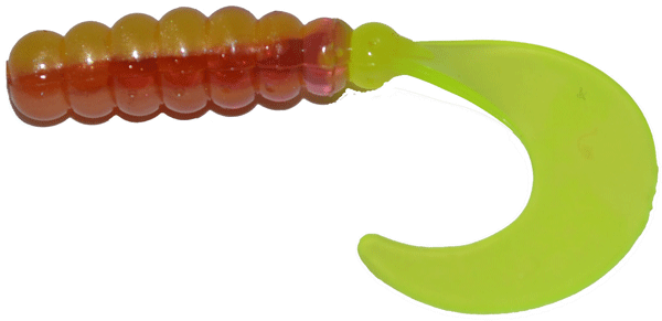 2 in. Fat Grub, Yellow Jacket - Pack of 10