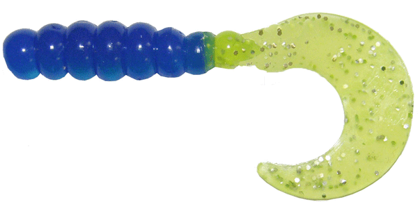 FG232 2 in. Fat Grub, Blue Shiner - Pack of 10