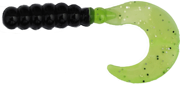 FG233 2 in. Fat Grub, Chartreuse Shad - Pack of 10