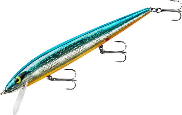 ADR5320B 5.5 in. 10 Rattlin-Rogue Jerkbait - Chrome, Blue & Orange