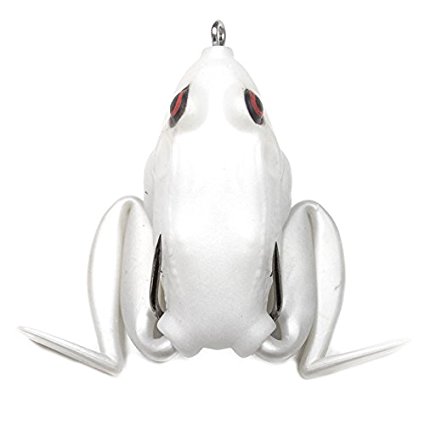 LF05 2.25 in. Lunker Frog, Pearl
