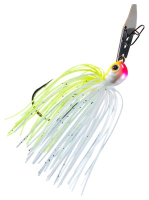 0.5 oz Jack Hammer Chattterbait, Chartreuse & White