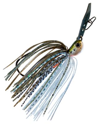 0.37 oz Jack Hammer Chattterbait, Green Pumpkin Shad
