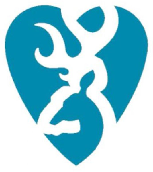 3922351574 5 in. Heartbreaker Vinyl Decal - Teal