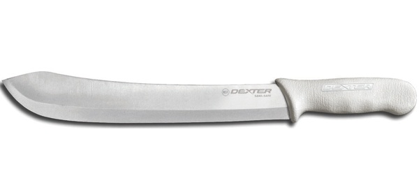 Dexter Russell S112-12H-PCP SANI-SAFE 12 Fish Splitter w/ Polypropylene White Handle, Carbon Steel