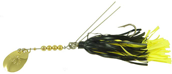 41-2SSG-BY 0.5 oz Snagless Sally - Gold, Black & Yellow
