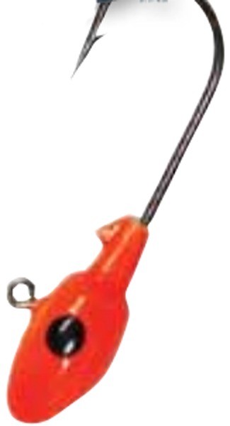 Bobby Garland Mo' Glo Jigheads - Orange - 1/16 oz.
