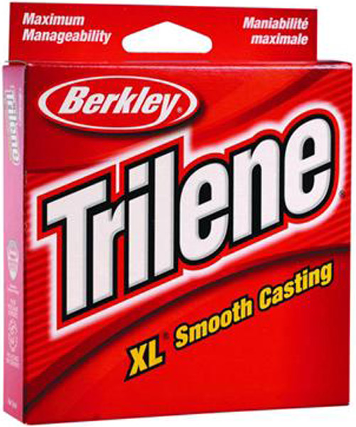 Berkley Trilene XL Smooth Casting Line Filler Spools - Fluorescent Clear/Blue - 330 Yards - 4 lb. - 1
